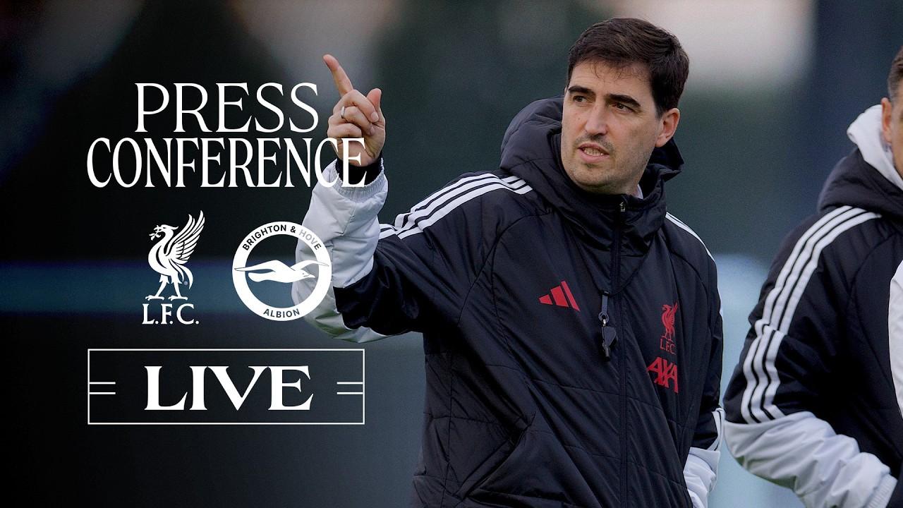 Press Conference: Liverpool vs Brighton | Andoni Iraola pre-match update