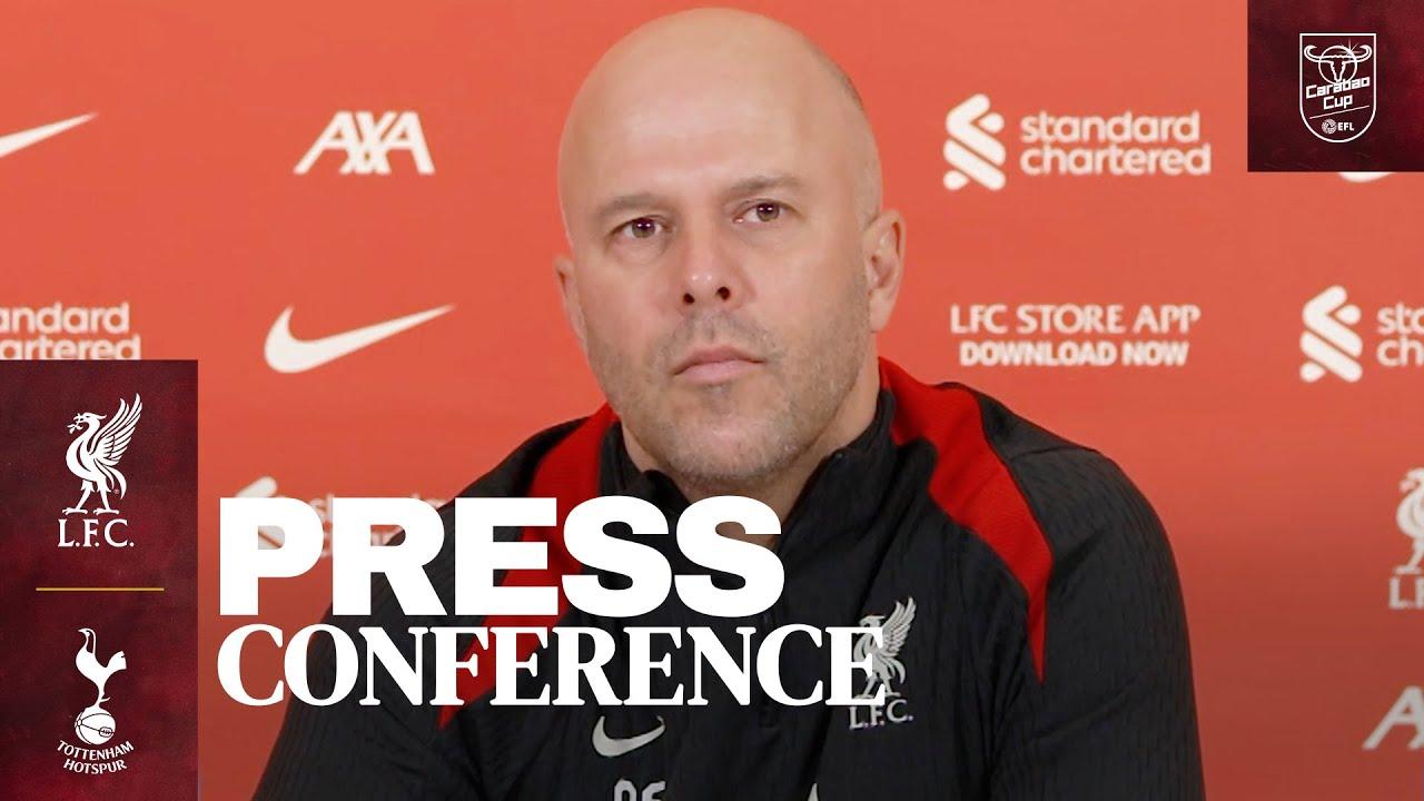 Live Press Conference: Liverpool vs Tottenham | Arne Slot | Carabao Cup Semi-Final Second-Leg
