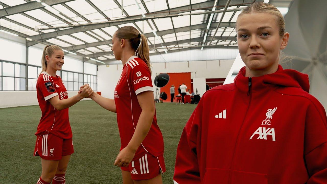 Behind The Scenes With Liverpool FC Women On Media Day !