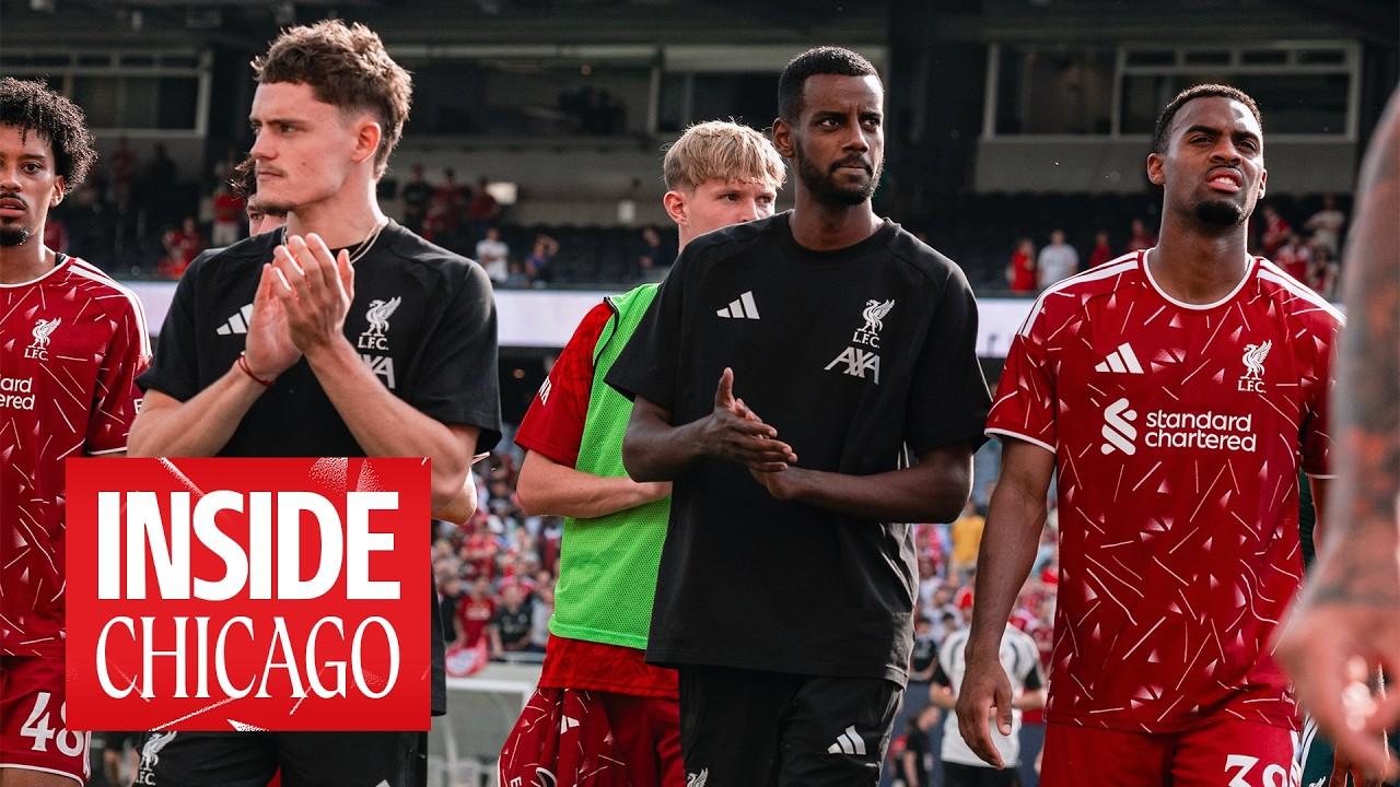 Inside Chicago: Behind-the-scenes access at Soldier Field | Liverpool 2-4 Leeds United