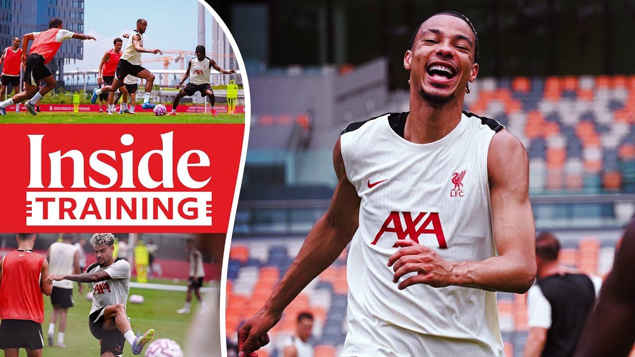 Inside Training: FIRST Hugo Ekitike Session | Liverpool FC