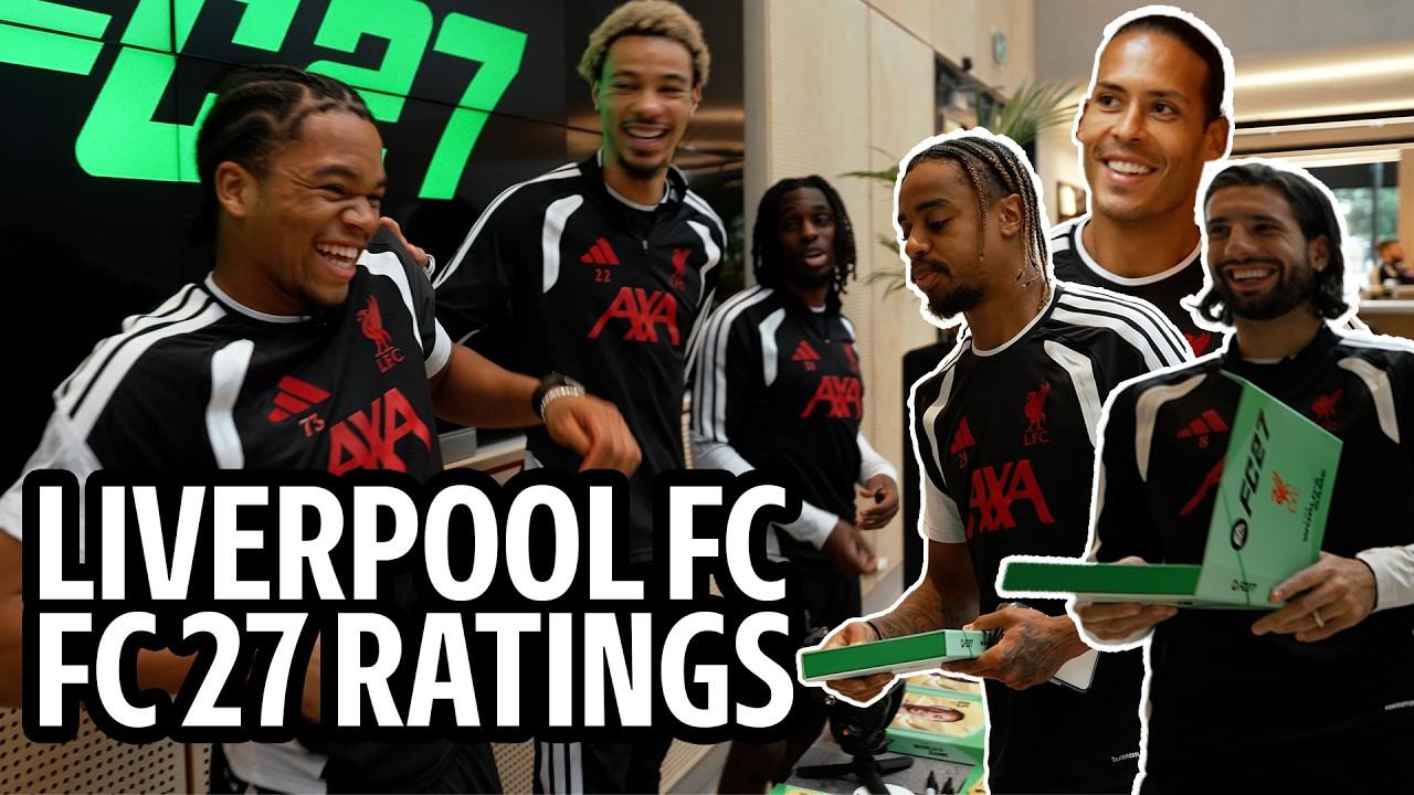 '90 PACE!?' 🫨 | Ekitike, Ngumoha & Frimpong Reveal FC 27 Ratings To Liverpool FC Squad