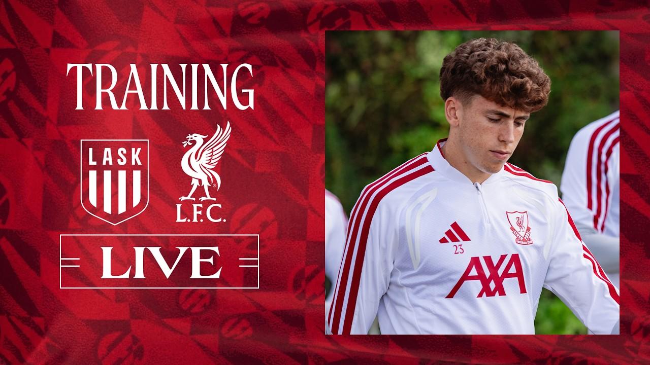 Live Training: LASK vs Liverpool | Warm-ups for Champions League Matchday 2