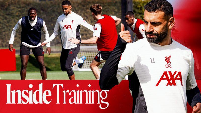 Inside Training: Vibes as the Reds get back to work ahead of Burnley