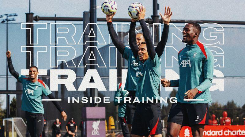 Inside Training: Head to head sprints, rondos & more ahead of Bournemouth