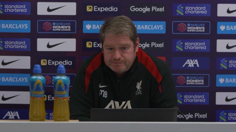 Matt Beard’s pre-Manchester City press conference