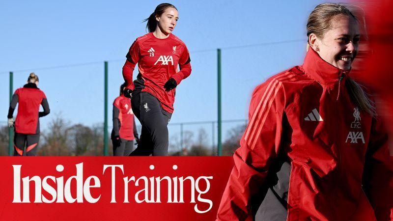 Inside Training: First session for new signing Alice Bergstrom