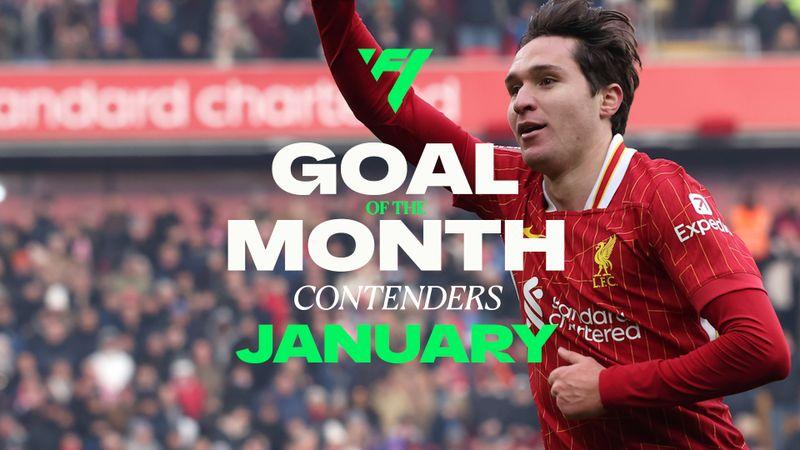 January's Goal of the Month contenders