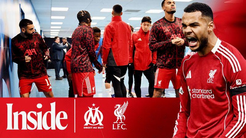 Inside: Marseille 0-3 LFC