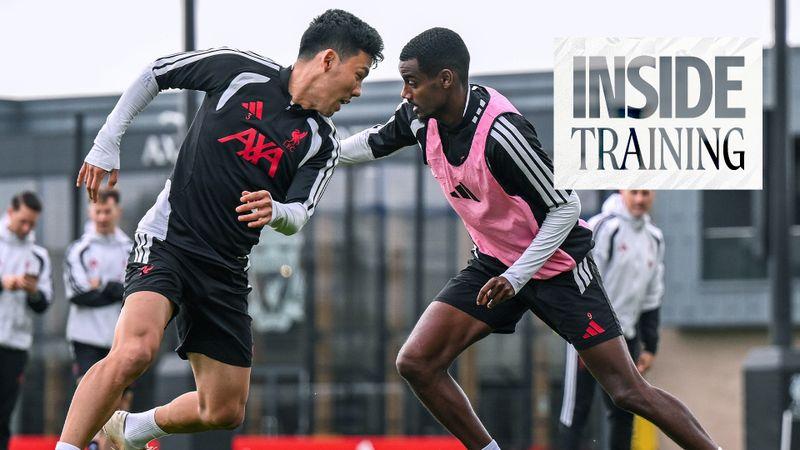 Inside Training: Goals galore and a volley debate as Reds prepare for Bournemouth!
