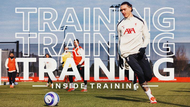 Inside Training: High competitive levels ahead of Aston Villa