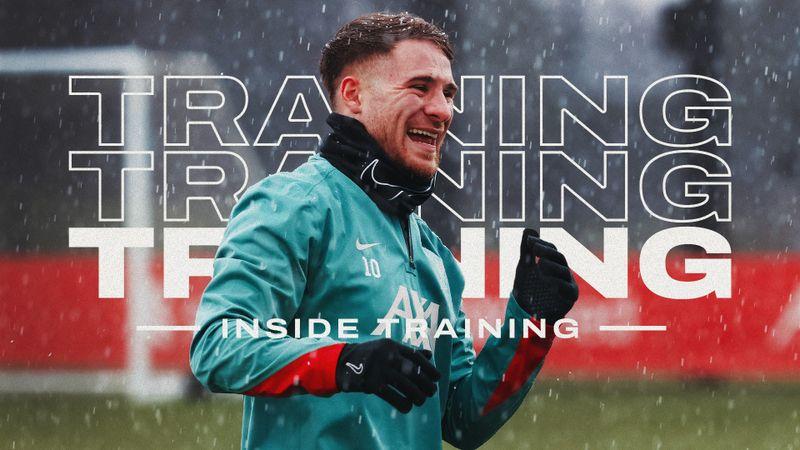 Inside Training: Reds battle snowstorm ahead of Saints trip