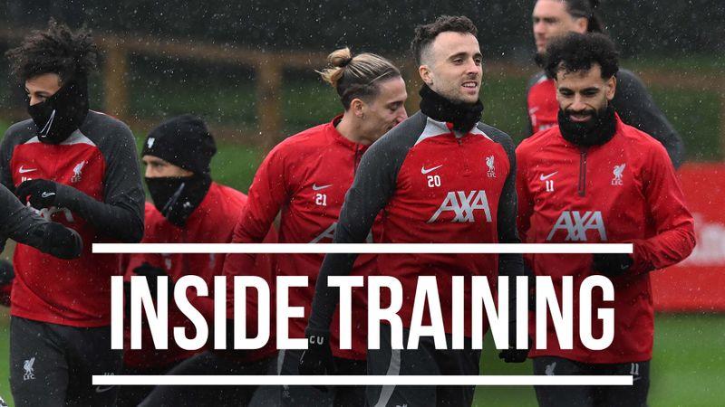 Inside Training: Trent, Alisson, Bajcetic & Jota train