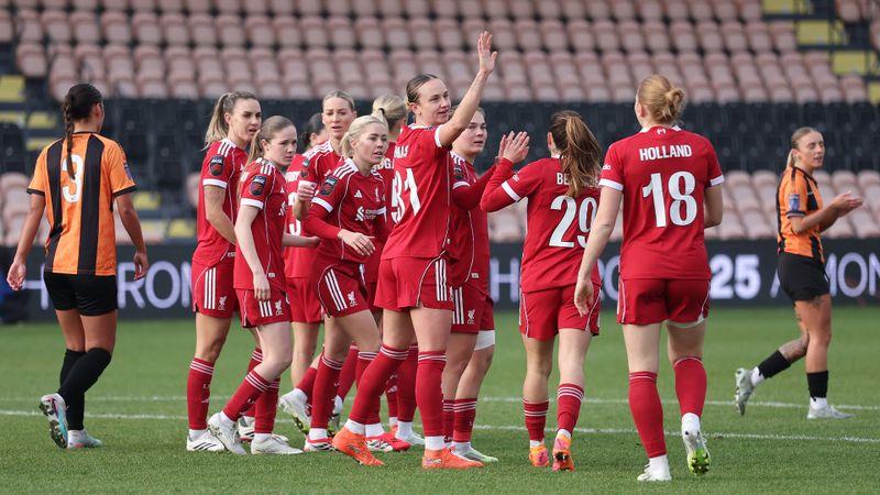 Highlights: London Bees 0-6 LFC Women