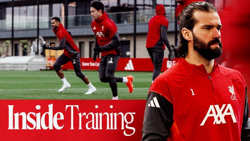 Inside Training: Gym work and sprints in the rain as preparations continue