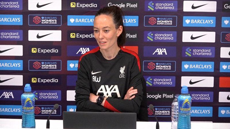Amber Whiteley's pre-Everton press conference