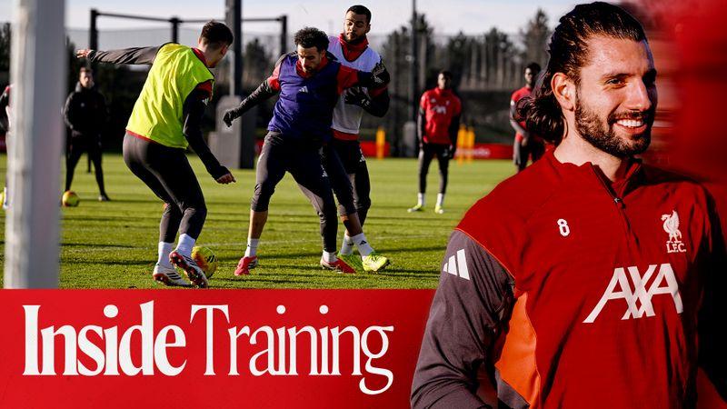 Inside Training: Behind the scenes ahead of Burnley