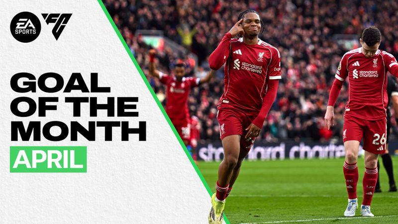 April's goal of the month results