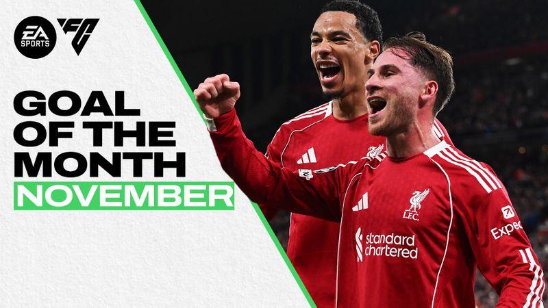 November's goal of the month results