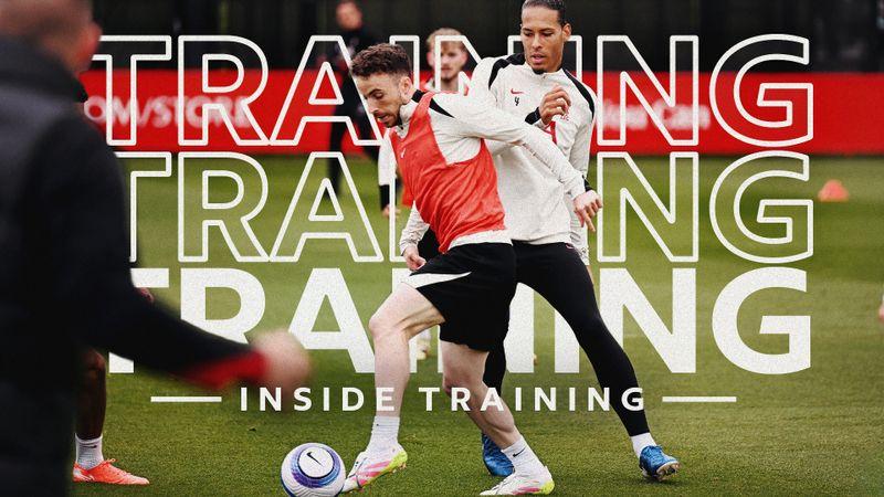 Inside Training: Reds in high spirits ahead of Tottenham at Anfield