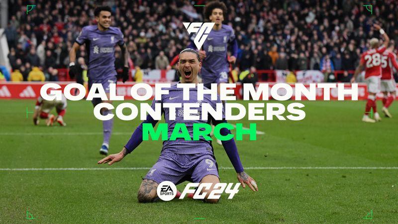March's Goal of the Month contenders