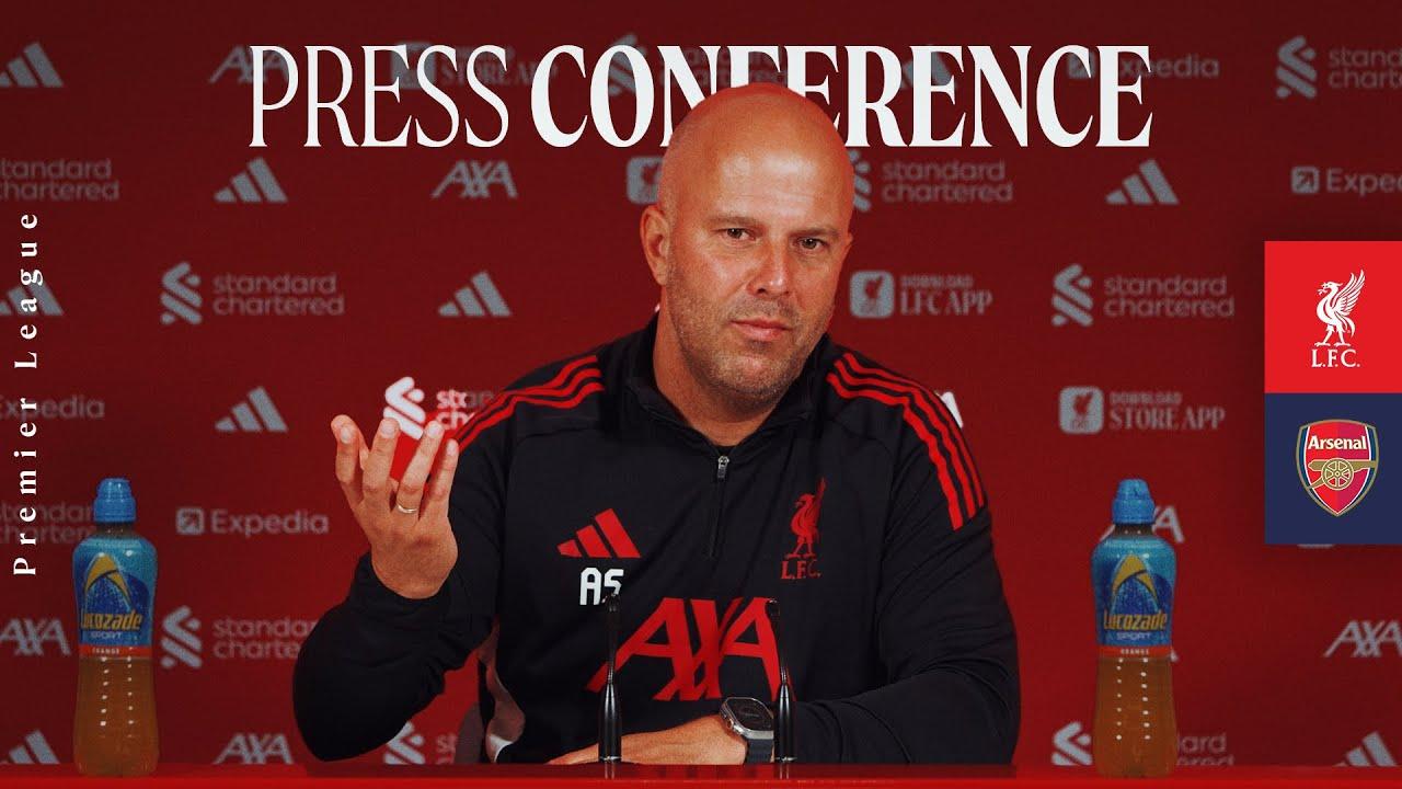 Live: Arne Slot Press Conference | Liverpool vs Arsenal | Premier League