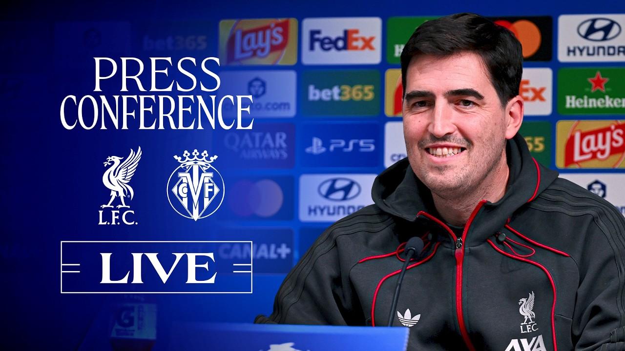 Champions League Press Conference: Liverpool vs Villarreal | Andoni Iraola