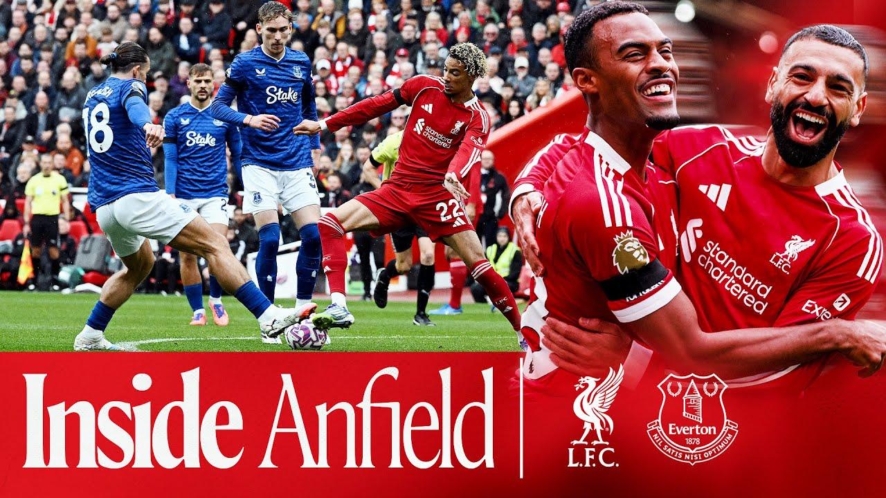 Inside Anfield: BEST View of Merseyside Derby win! Liverpool 2-1 Everton | Premier League