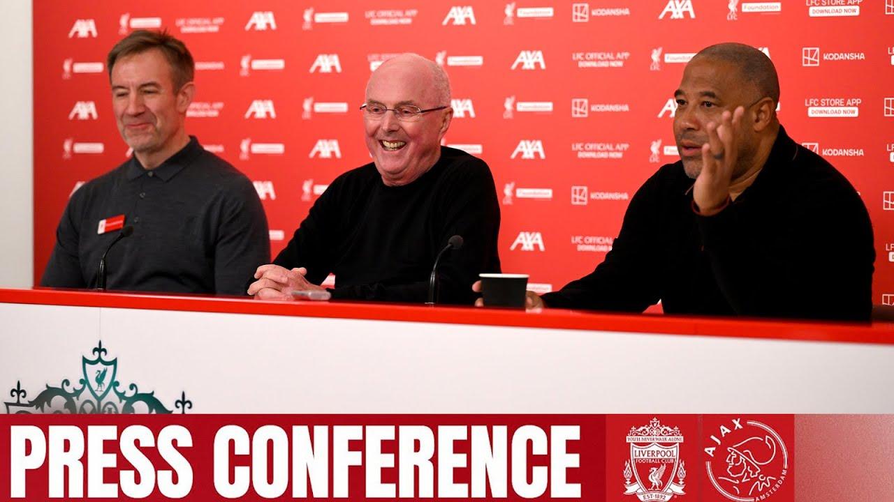 LFC Legends Press Conference: Sven-Goran Eriksson & John Barnes | Liverpool vs Ajax