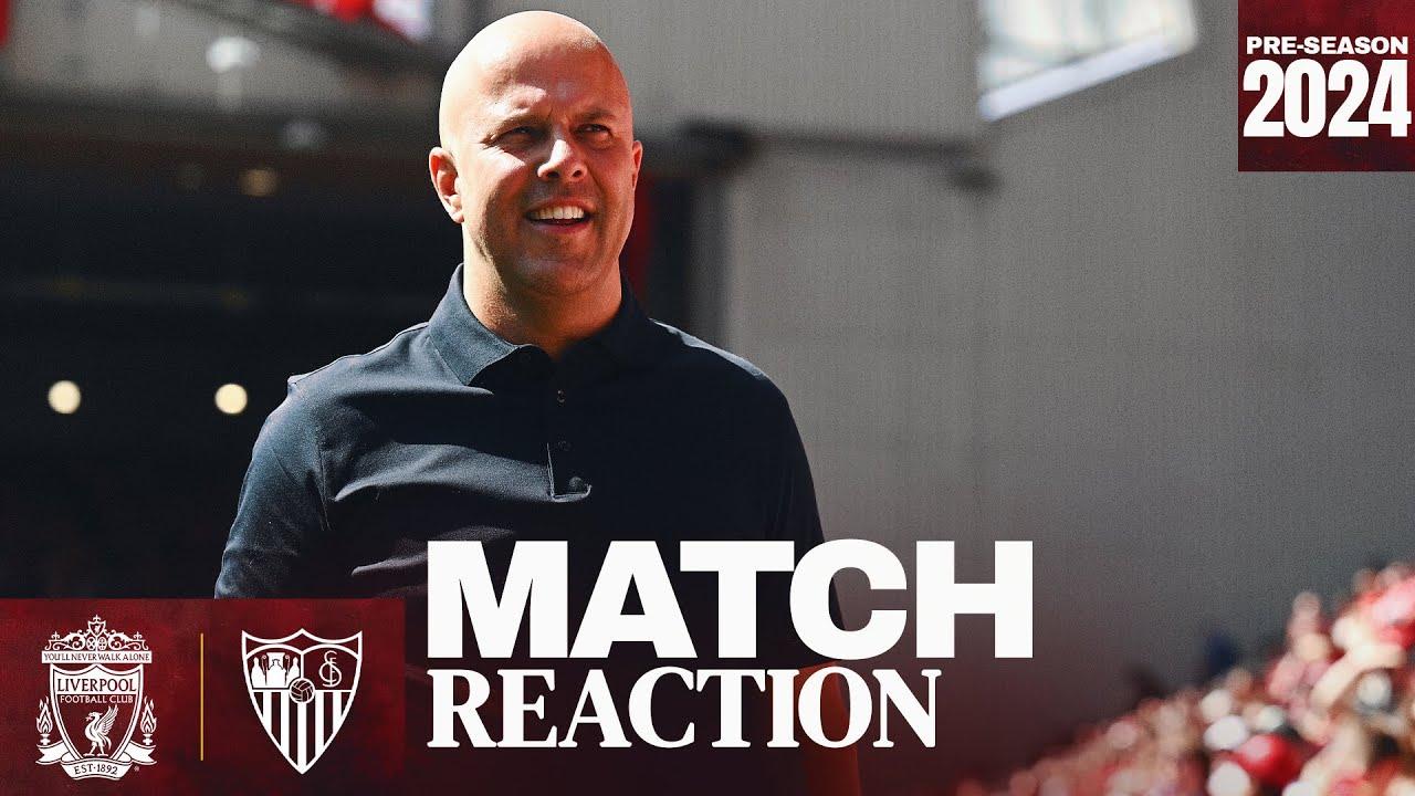 Goals, squad status & the Kop singing his name | Arne Slot on Sevilla & Las Palmas | Pre-Season