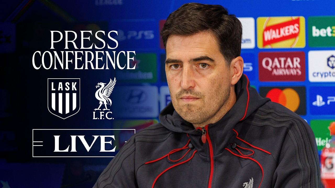 LIVE: Champions League Press Conference: LASK vs Liverpool