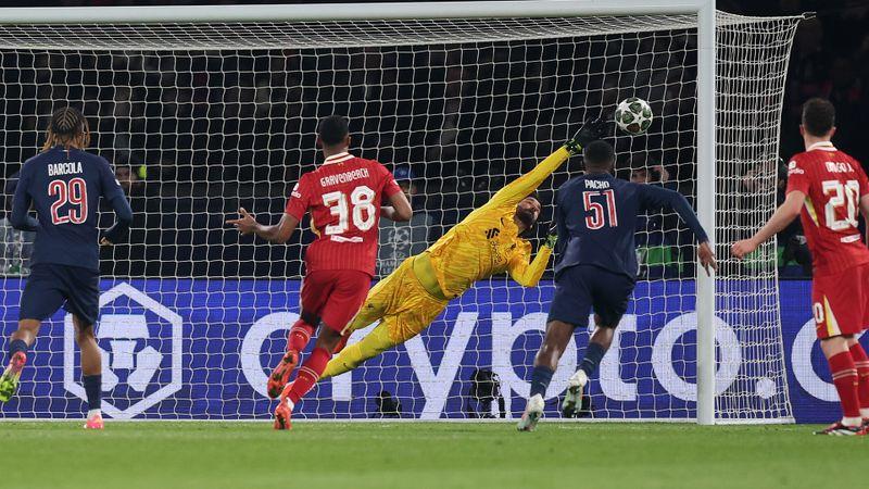 Alisson's player of the match performance v PSG