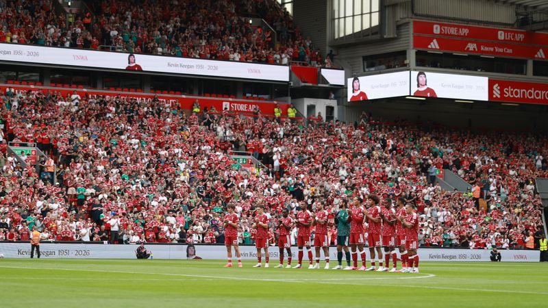 Anfield pays tribute to Kevin Keegan