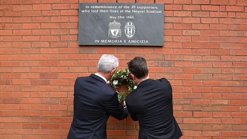 Liverpool mark 39th anniversary of Heysel Stadium disaster