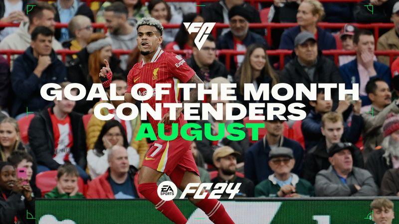 August's Goal of the Month contenders