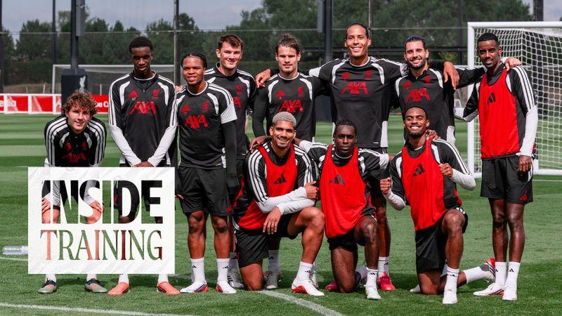 Inside Training: Reds prepare for Premier League opener at Newcastle