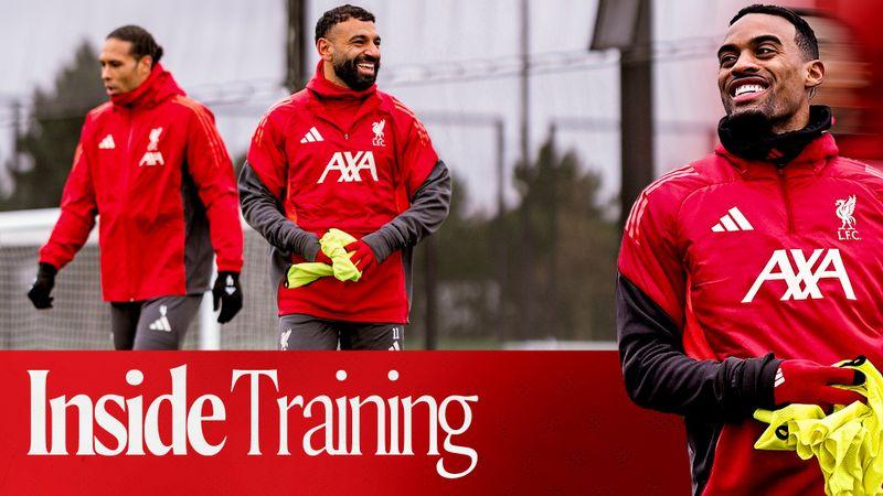 Inside Training: Finishing drills and Fede's the ref!