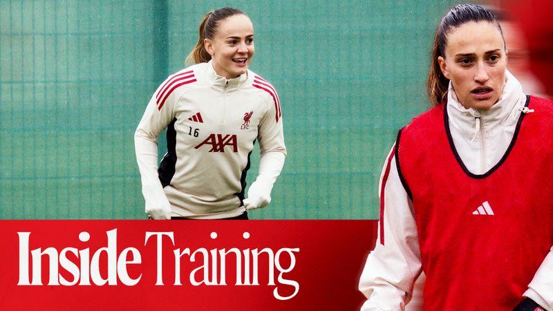 Inside Training: Reds prepare for WSL clash with Arsenal
