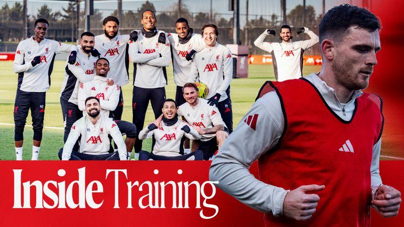 Inside Training: High intensity session with competitive mini-games